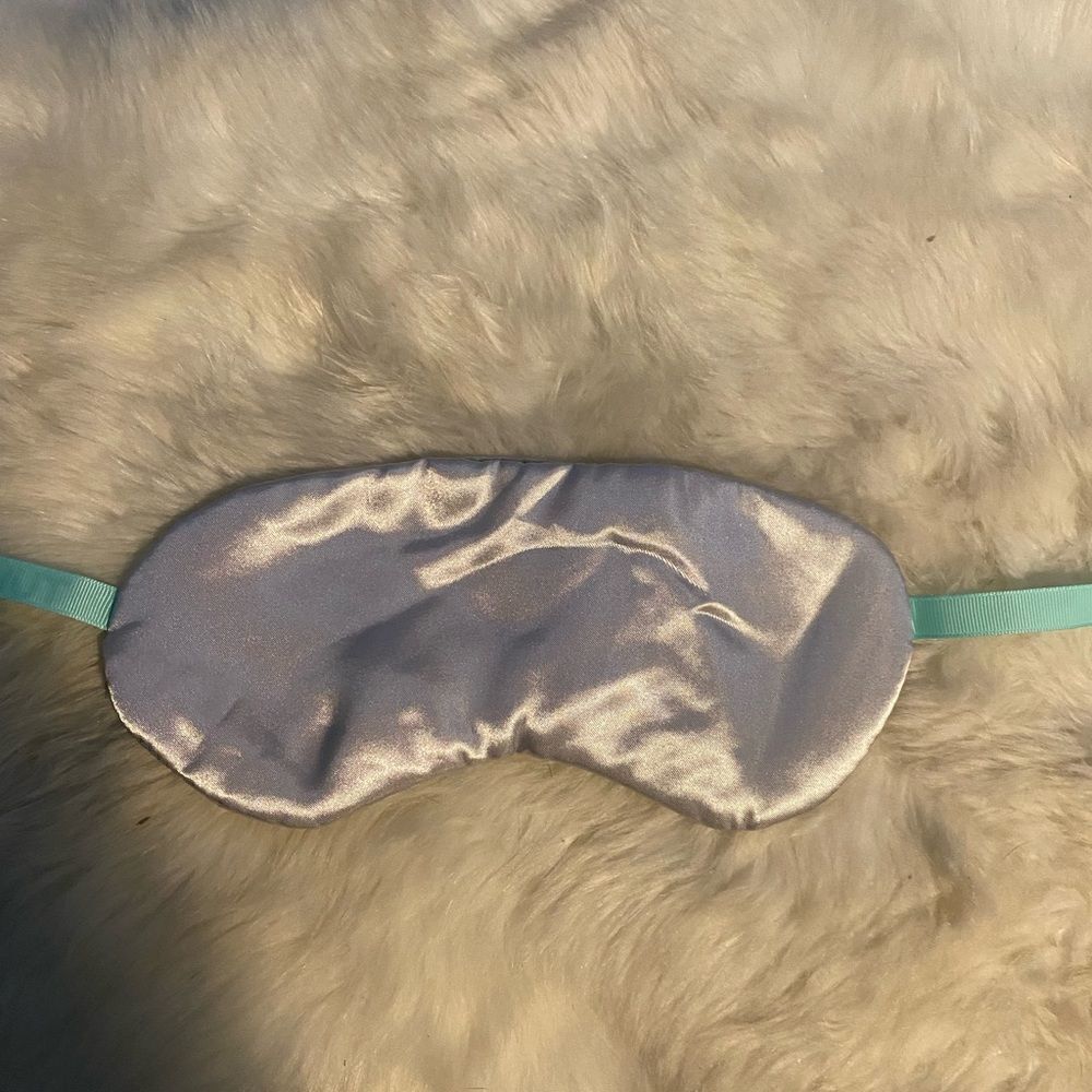 [tula] rare GWP satin sleep mask with grosgrain tie ribbon BNWT #10
